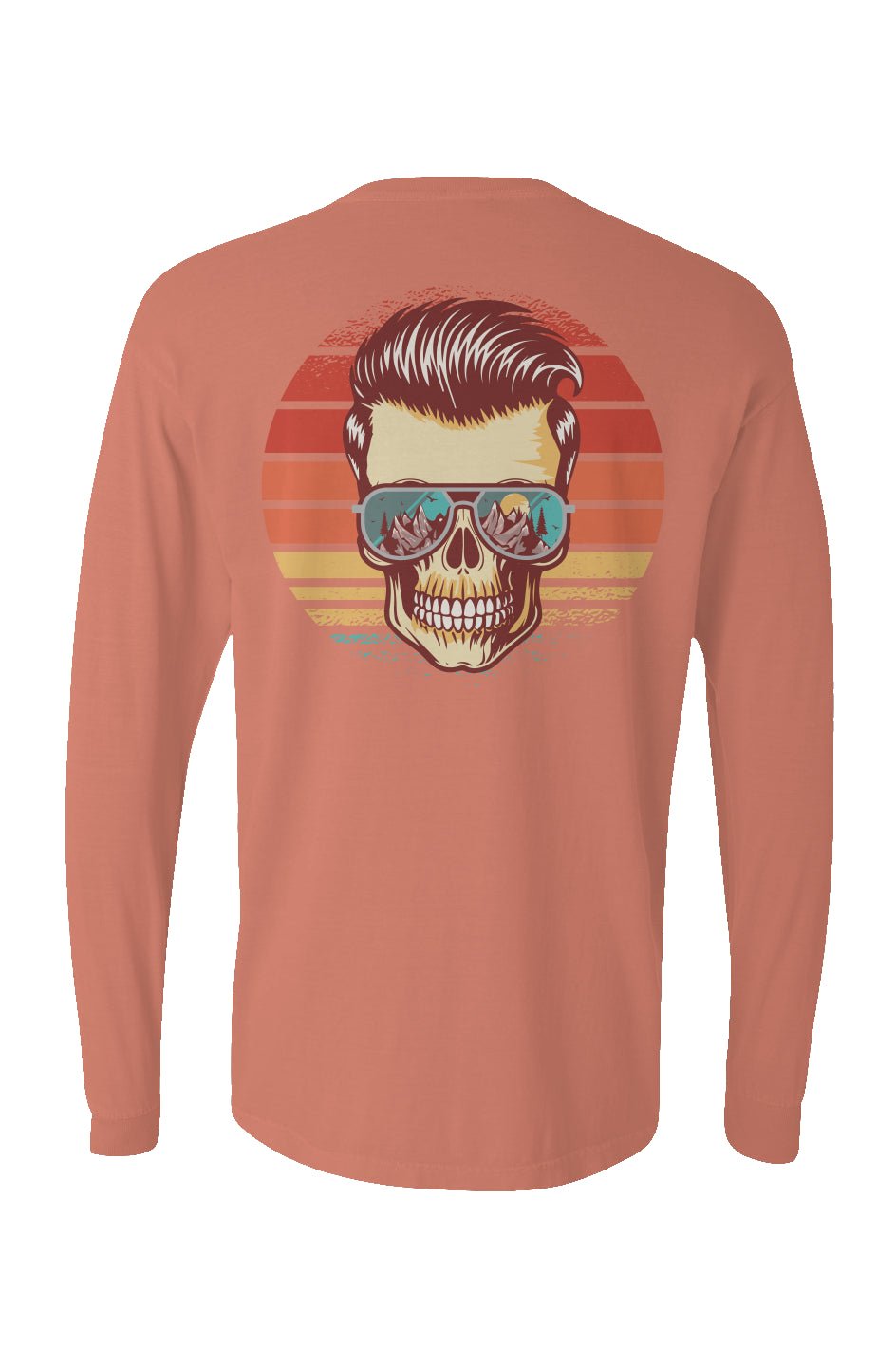 Sunstoked Skull Long Sleeve Unisex Tee - Swash Peak