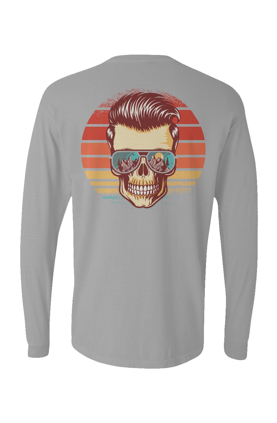Sunstoked Skull Long Sleeve Unisex Tee - Swash Peak