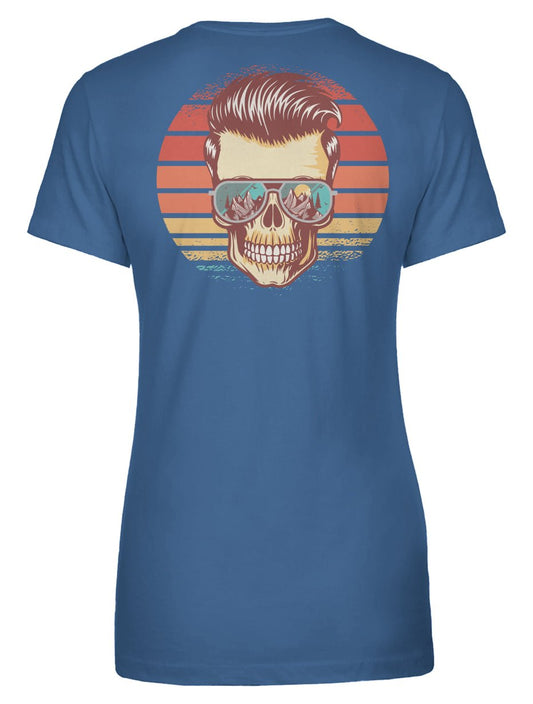 Sunstoked Skull Women's Tee - Swash Peak