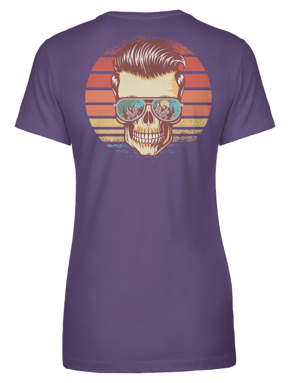Sunstoked Skull Women's Tee - Swash Peak