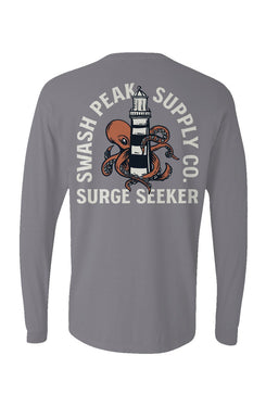 Surge Seeker Long Sleeve Unisex Tee - Swash Peak
