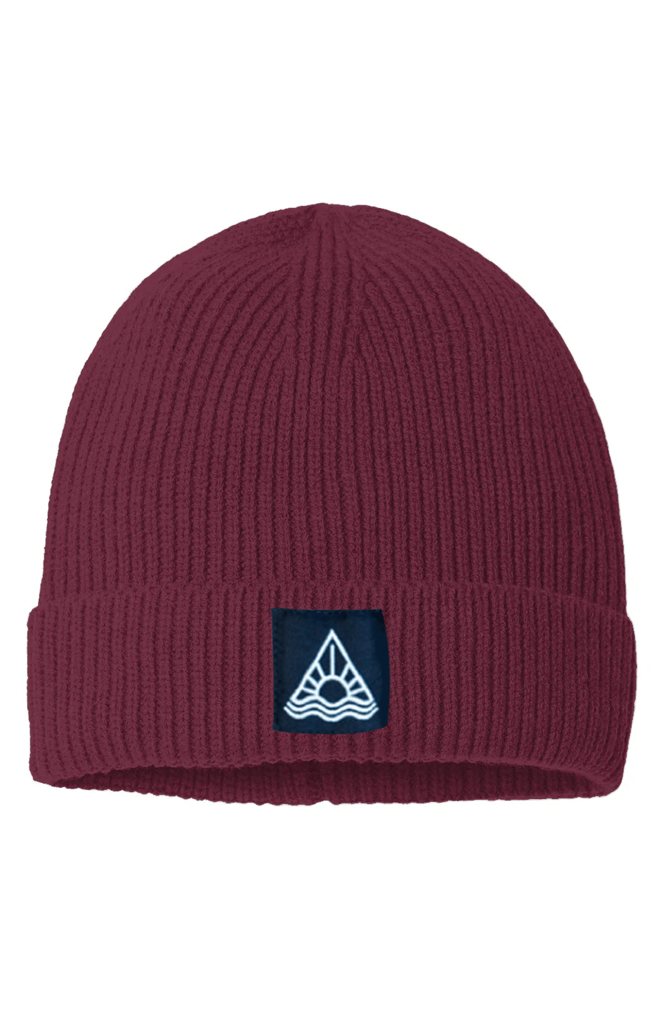 Sustainable Fine Rib Knit Beanie - Swash Peak