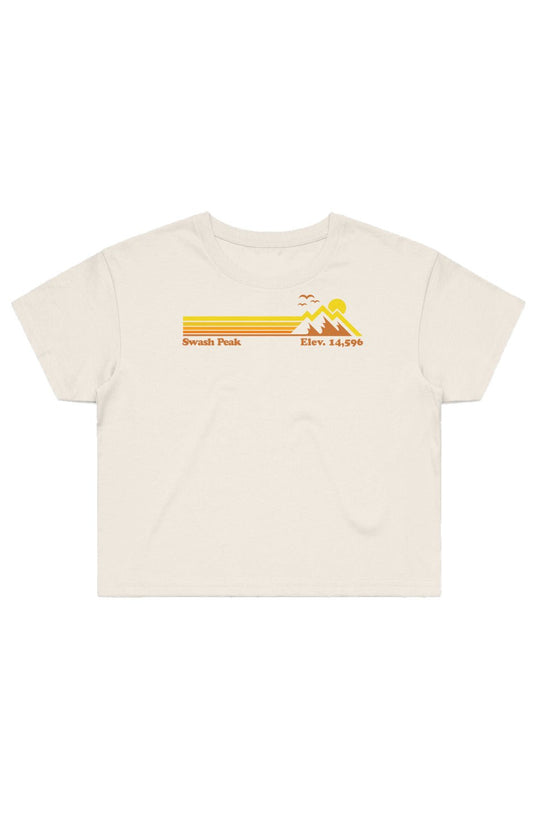 Swash Peak Elevation Cropped Tee - Swash Peak