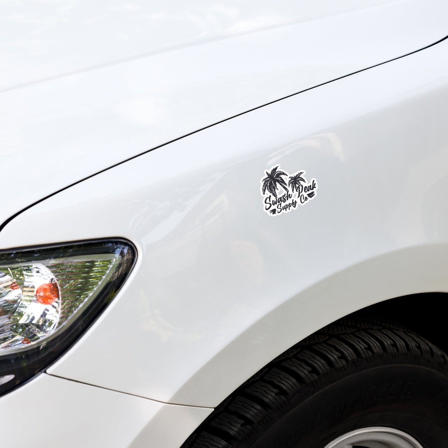 Swash Peak Palm Trees Sticker - Swash Peak