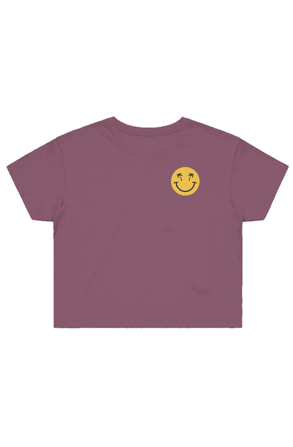 Swash Peak Smiley Cropped Tee - Swash Peak