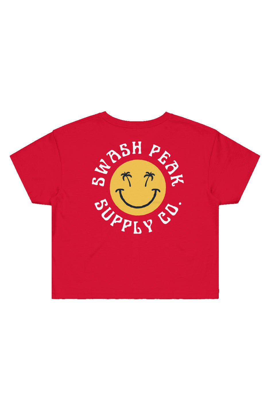 Swash Peak Smiley Cropped Tee - Swash Peak