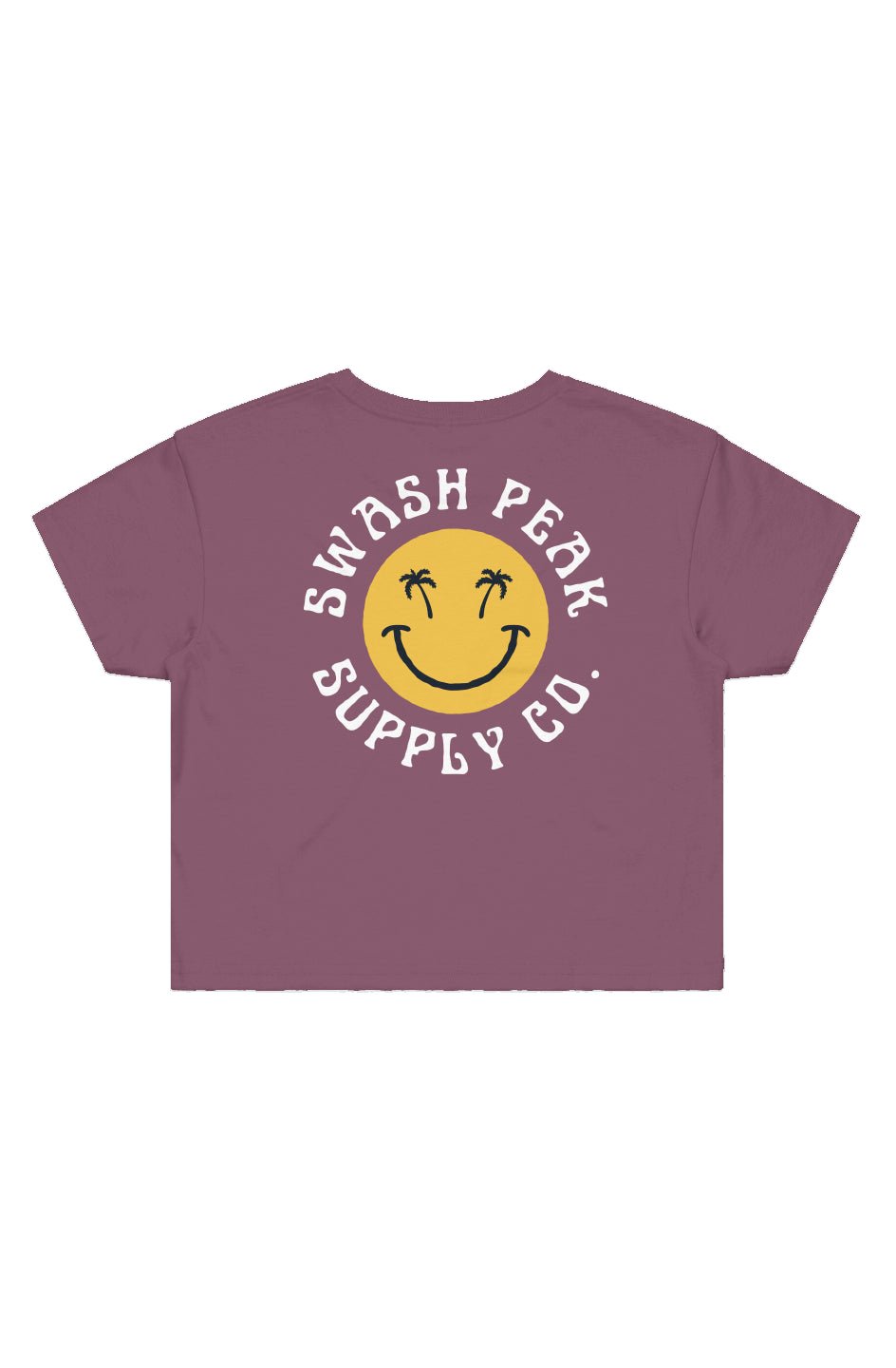 Swash Peak Smiley Cropped Tee - Swash Peak