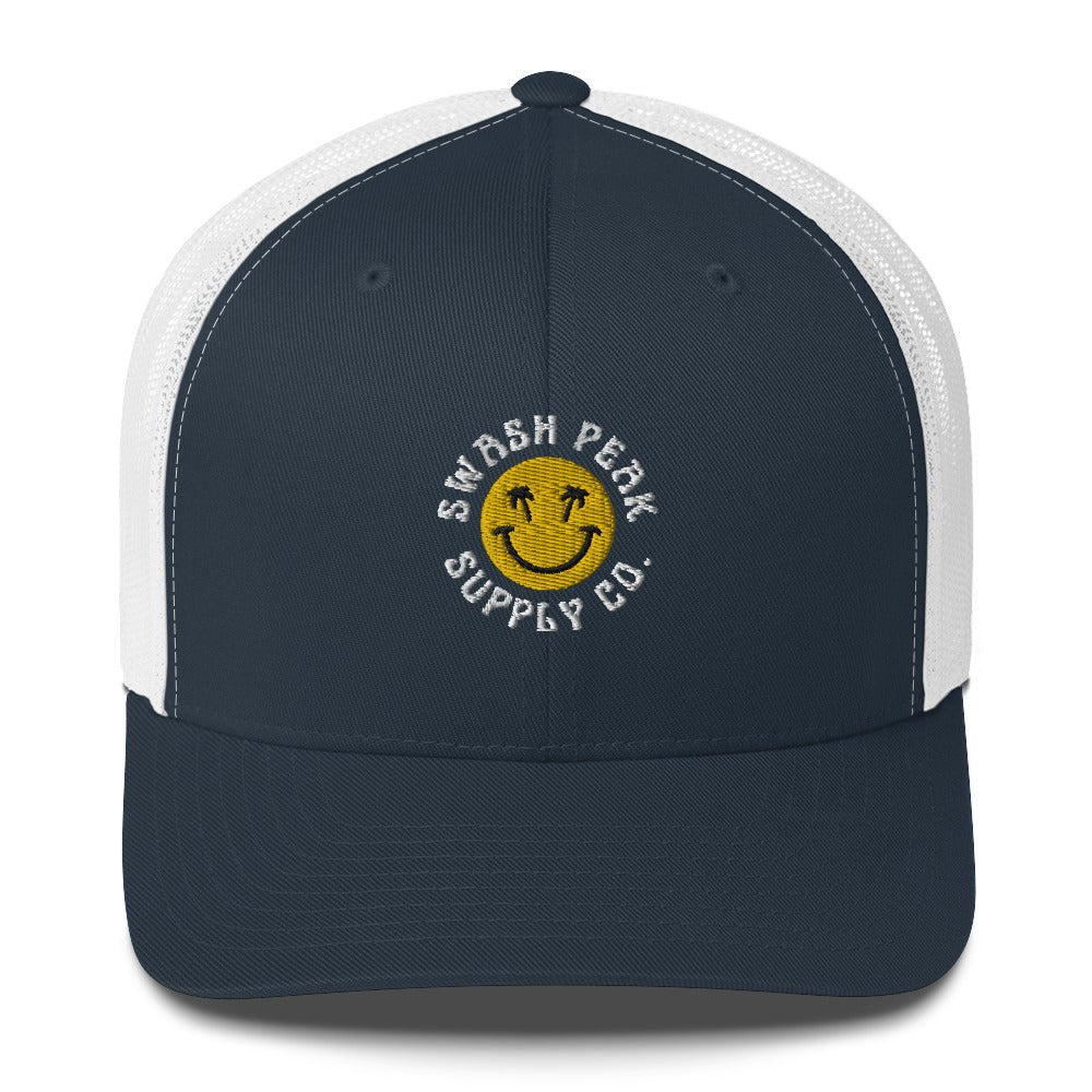 Swash Peak Smiley Trucker Hat - Swash Peak