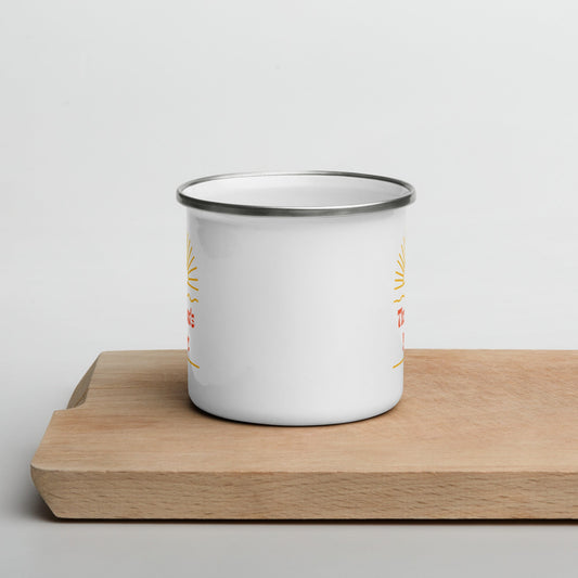 The Sun's Here Enamel Mug - Swash Peak