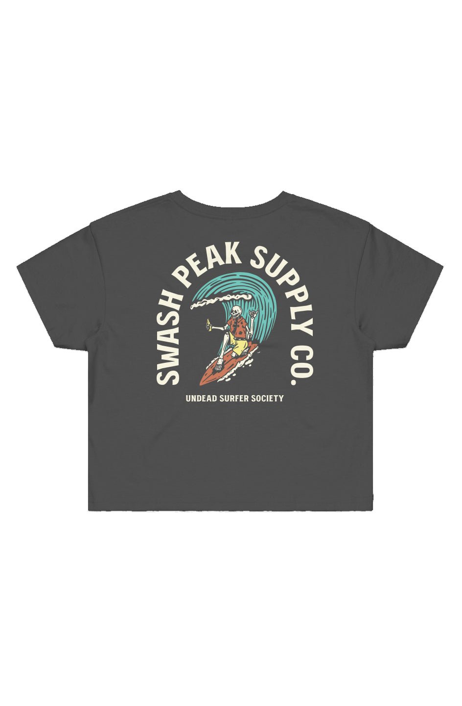 Undead Surfer Society Cropped Tee - Swash Peak