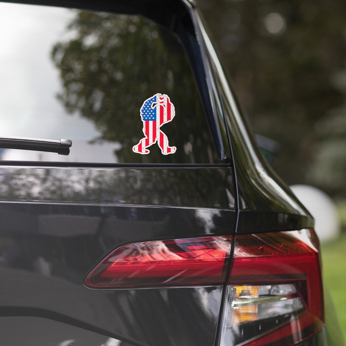 USA Sasquatch Sticker - Swash Peak