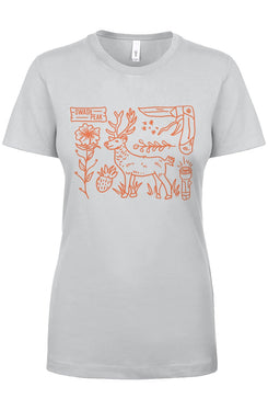 Wild Deer Women's Tee - Swash Peak
