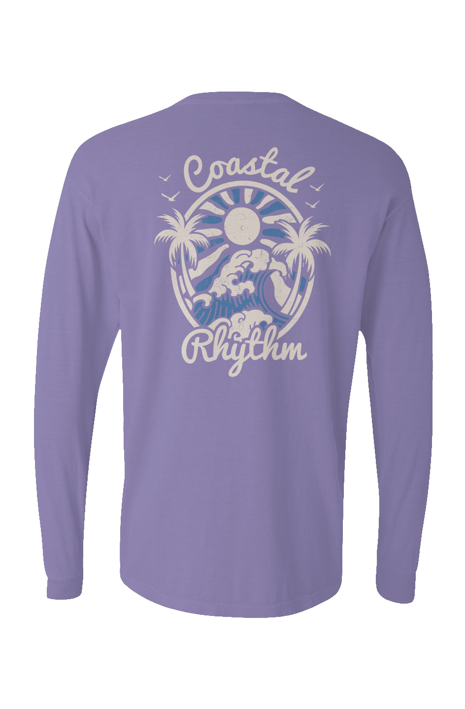 Coastal Rhythm Long Sleeve Unisex Tee