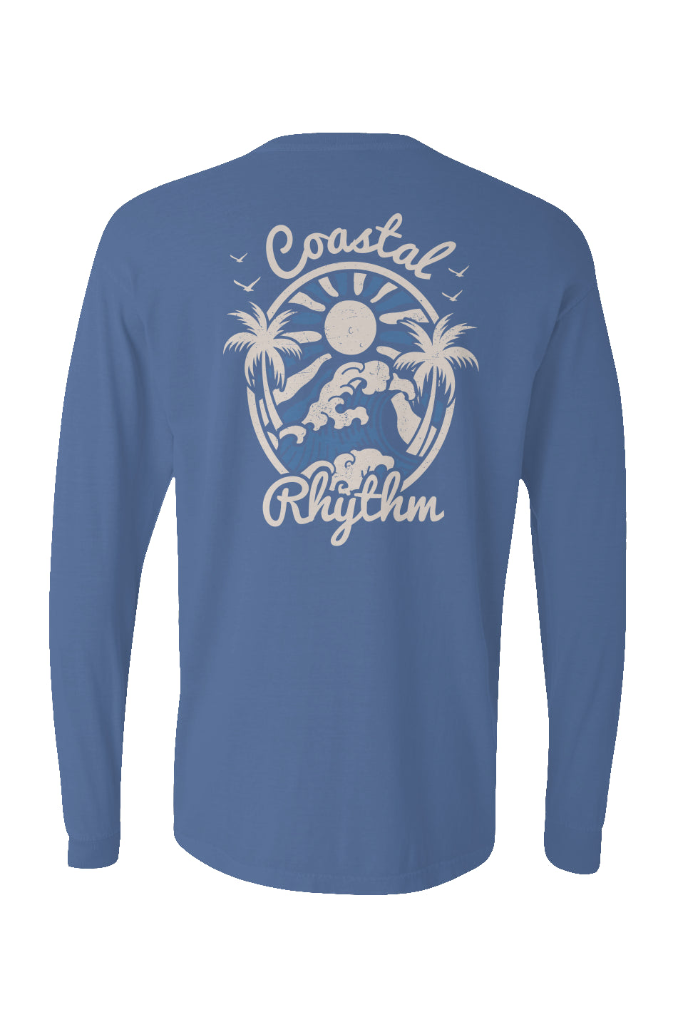 Coastal Rhythm Long Sleeve Unisex Tee