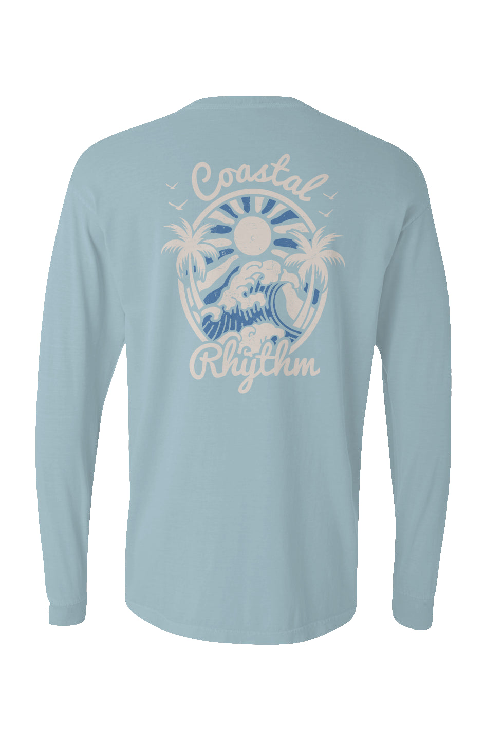 Coastal Rhythm Long Sleeve Unisex Tee