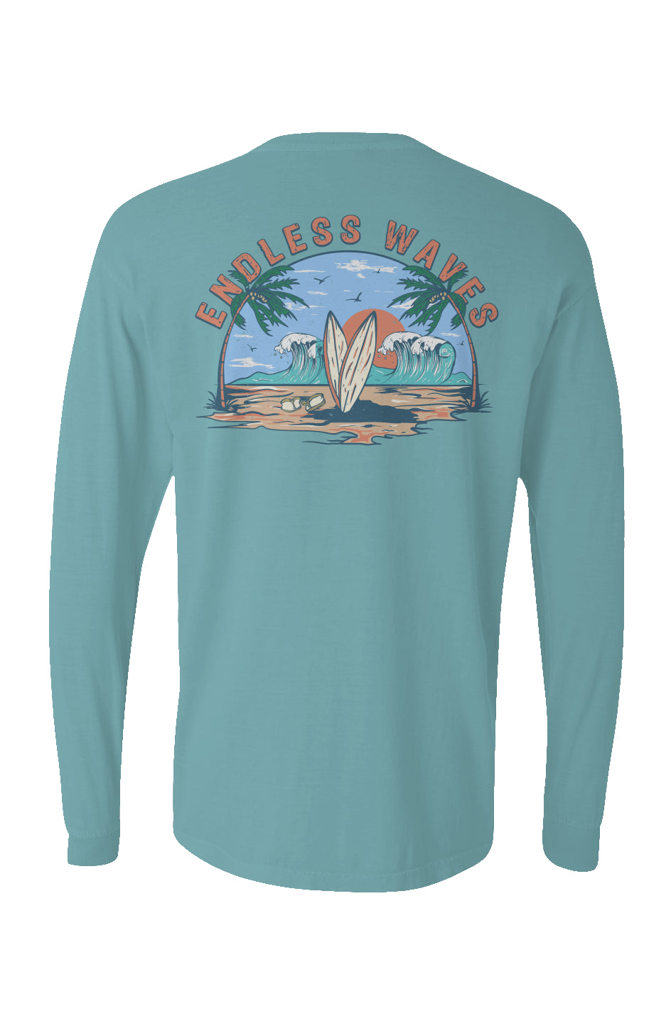 Endless Waves Long Sleeve Unisex Tee