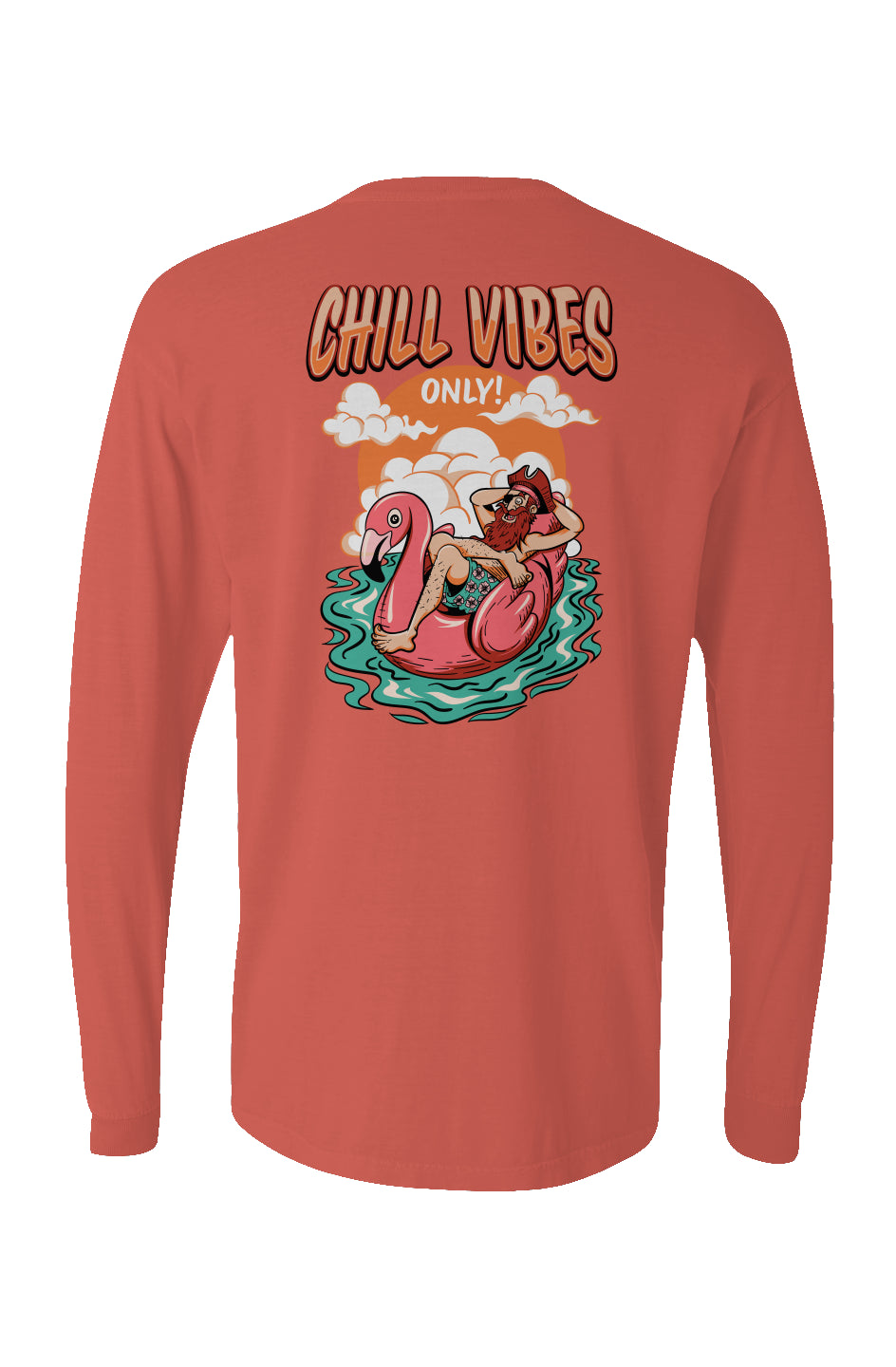 Chill Vibes Only Long Sleeve Unisex Tee