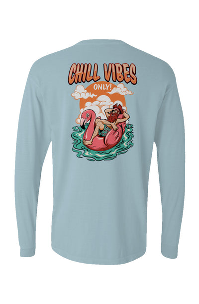 Chill Vibes Only Long Sleeve Unisex Tee