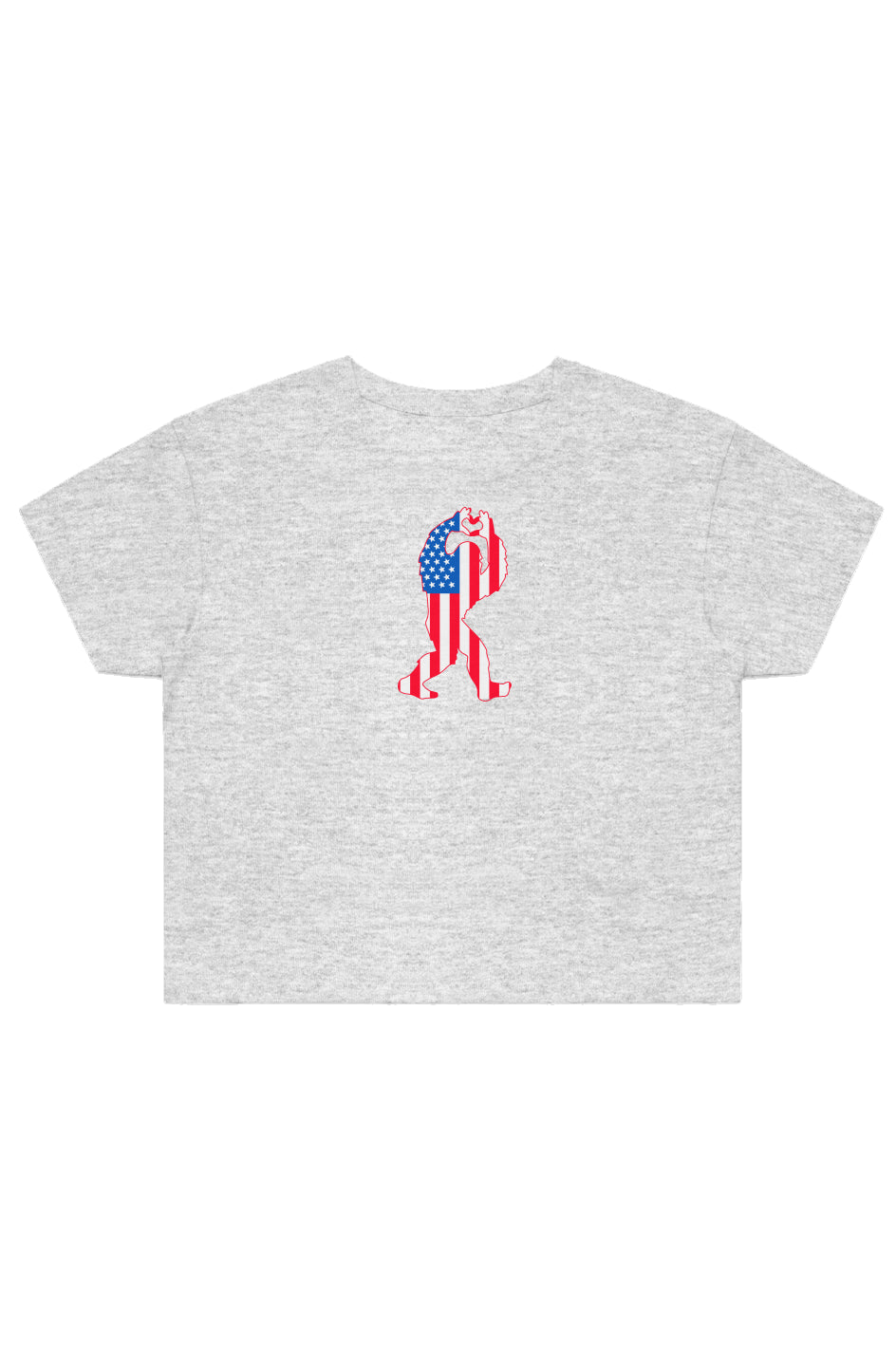 USA Sasquatch Crop Tee