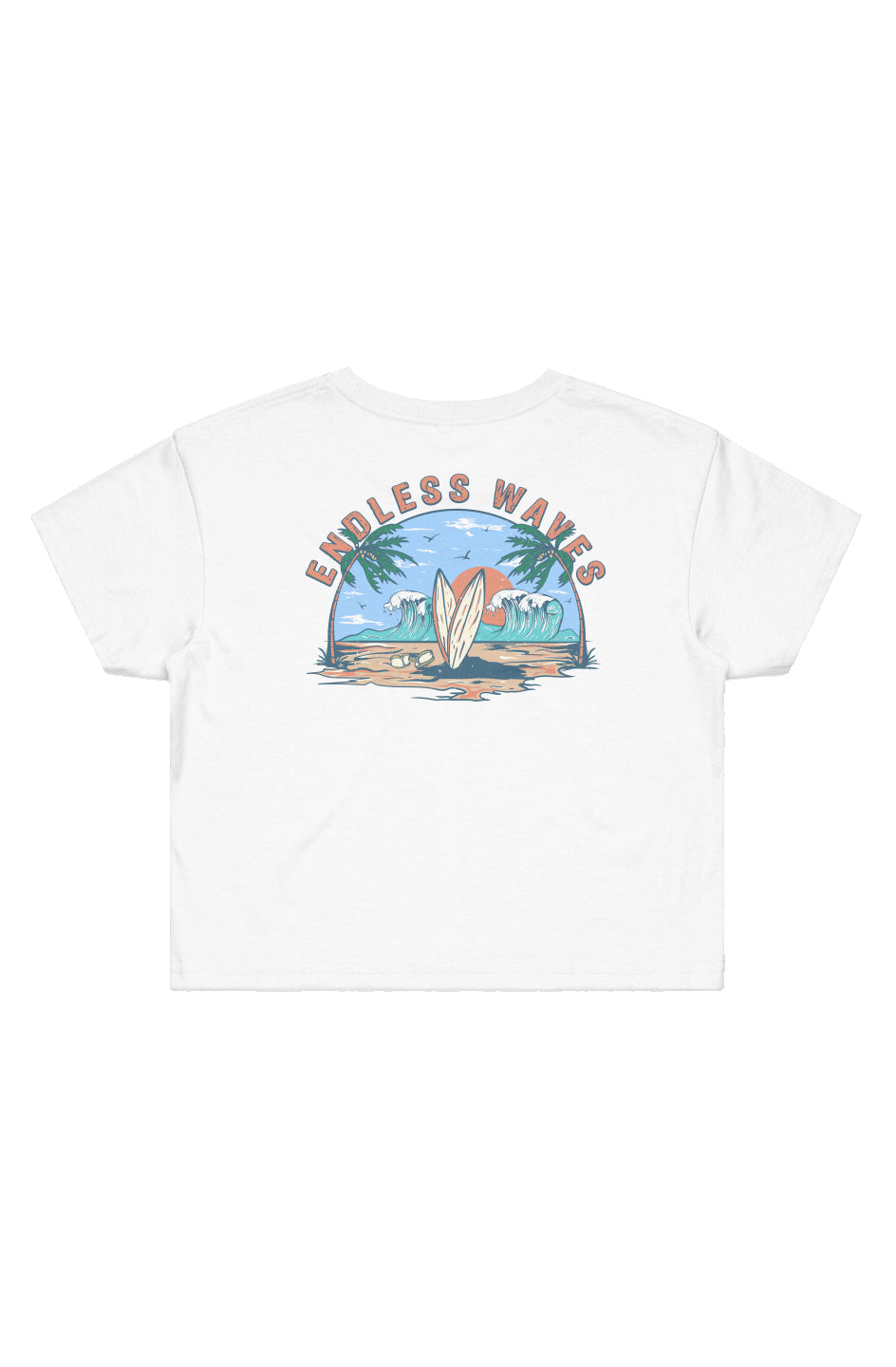 Endless Waves Crop Tee