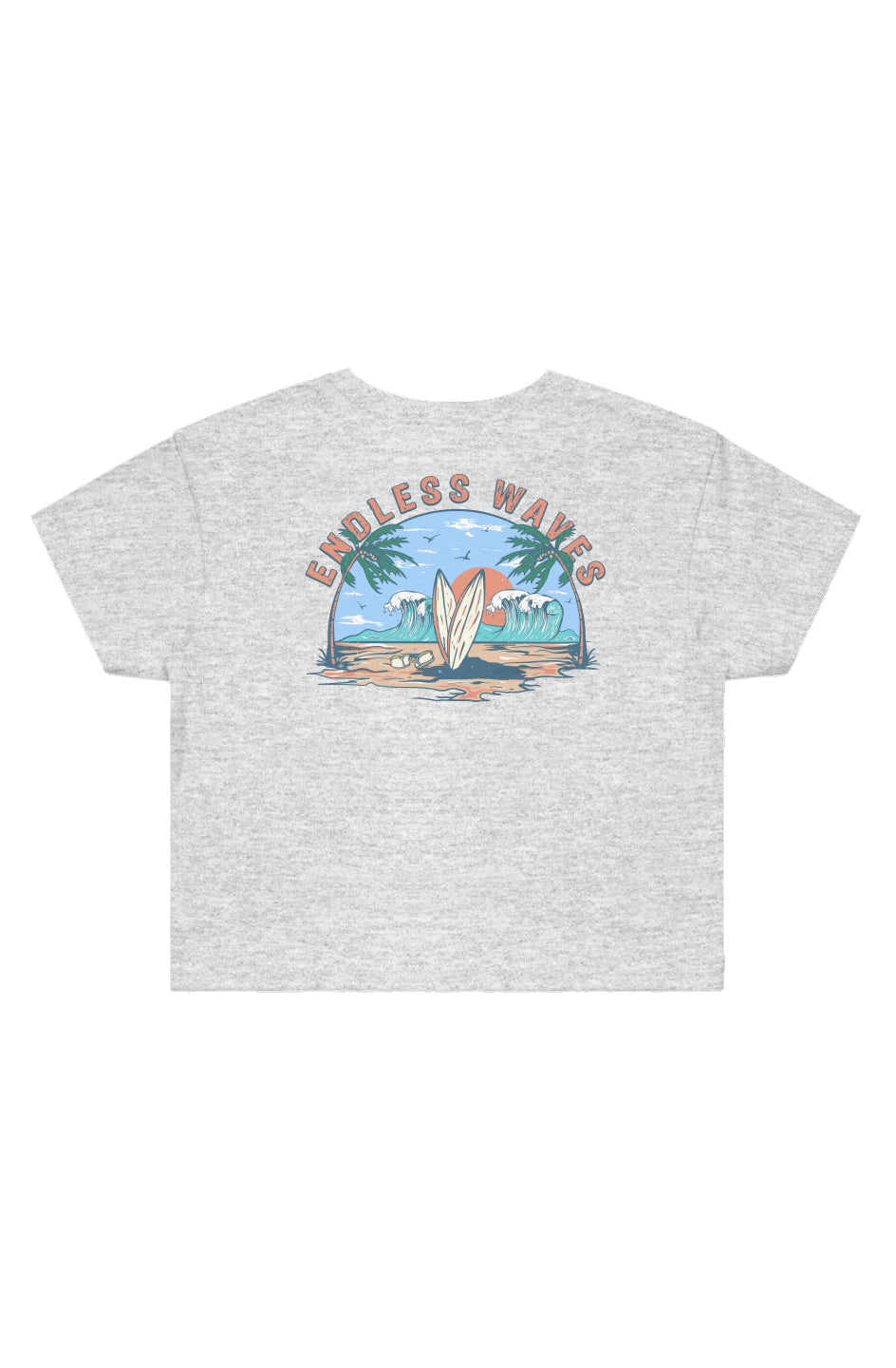 Endless Waves Crop Tee