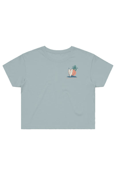 Endless Waves Crop Tee