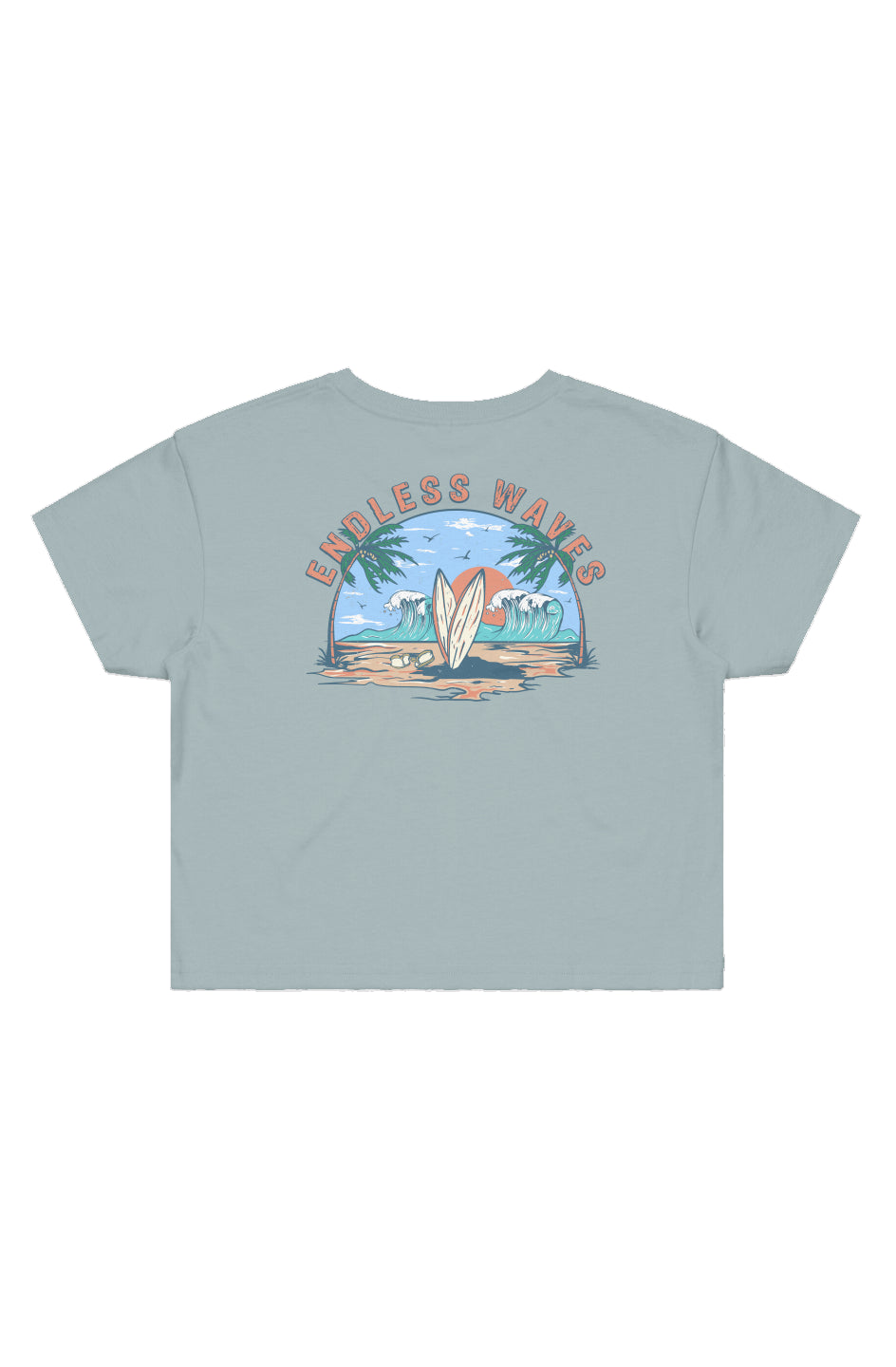 Endless Waves Crop Tee