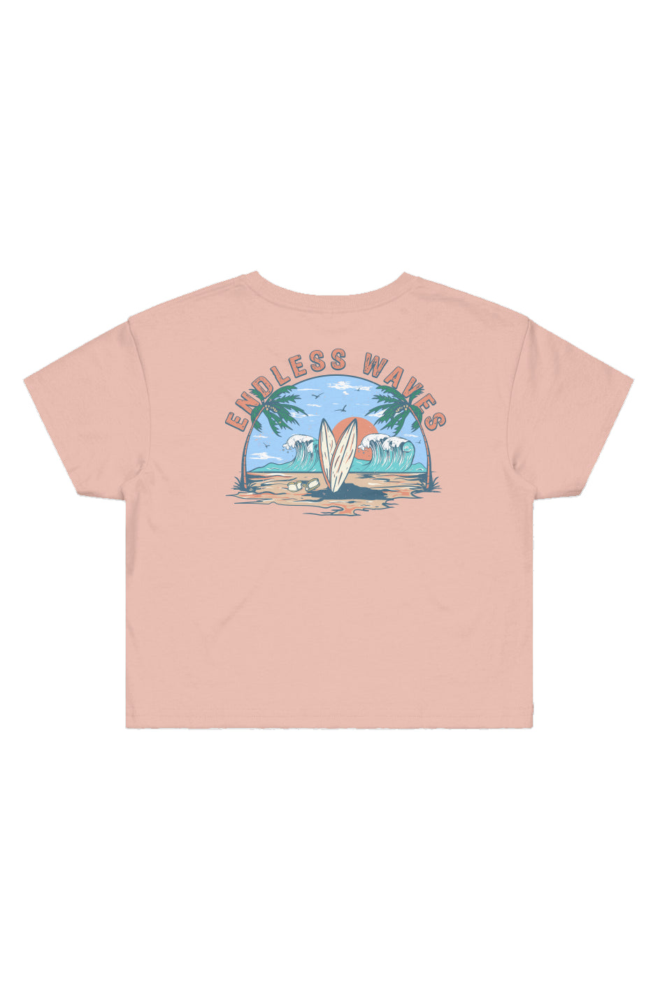 Endless Waves Crop Tee