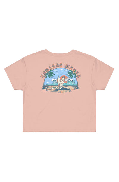 Endless Waves Crop Tee