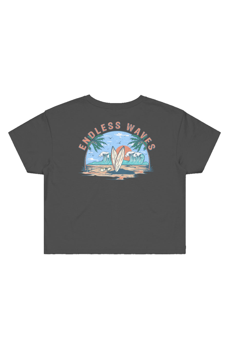 Endless Waves Crop Tee