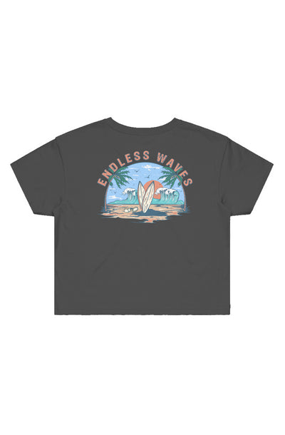 Endless Waves Crop Tee