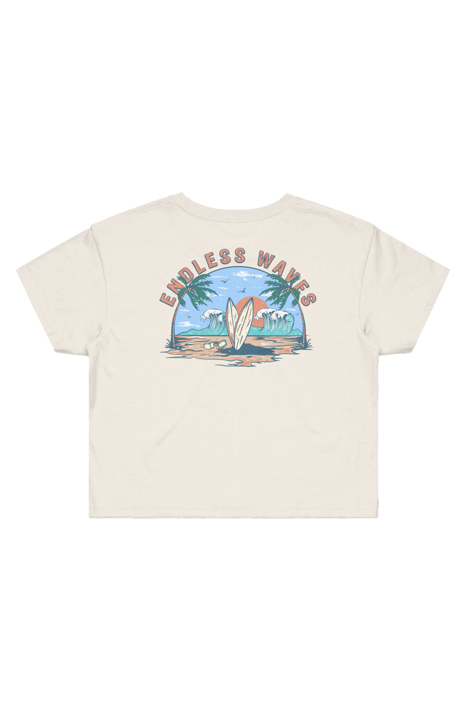 Endless Waves Crop Tee