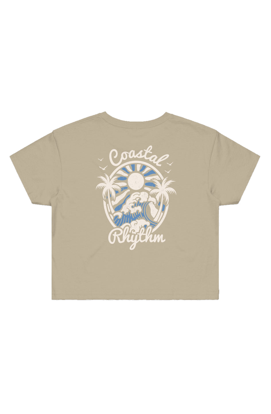 Coastal Rhythm Crop Tee