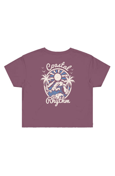 Coastal Rhythm Crop Tee