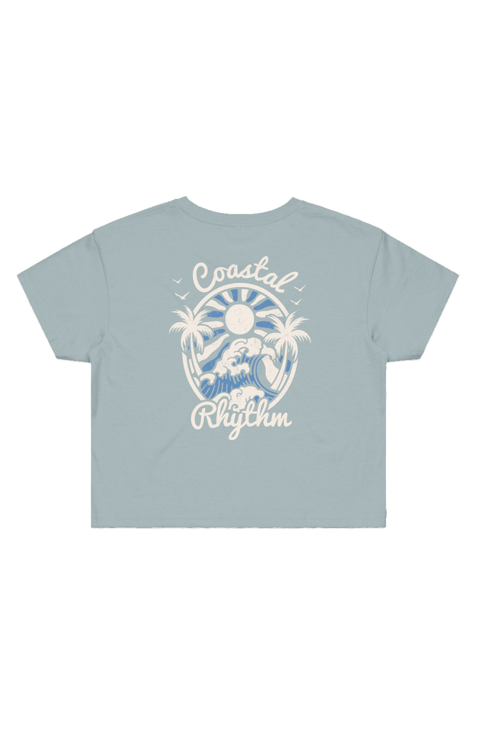 Coastal Rhythm Crop Tee