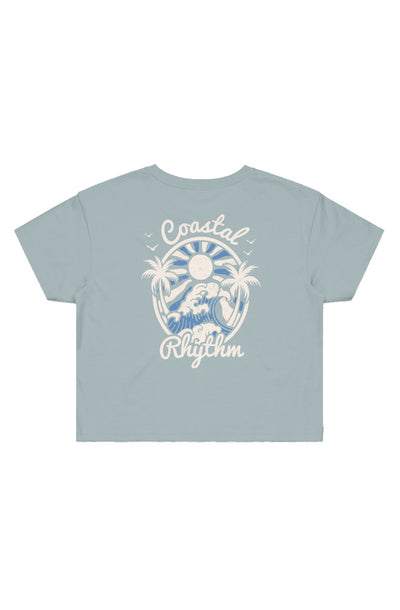 Coastal Rhythm Crop Tee