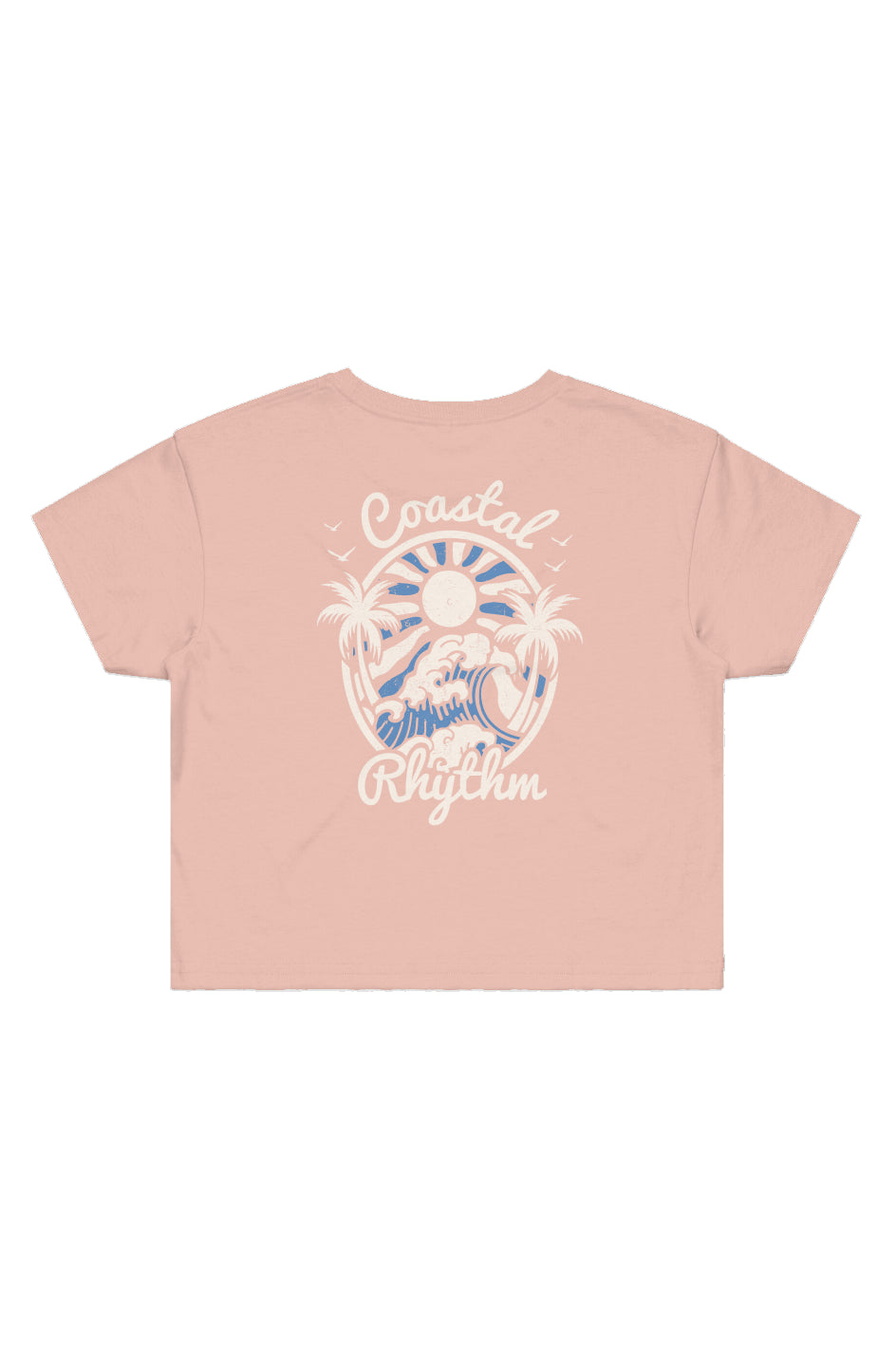 Coastal Rhythm Crop Tee