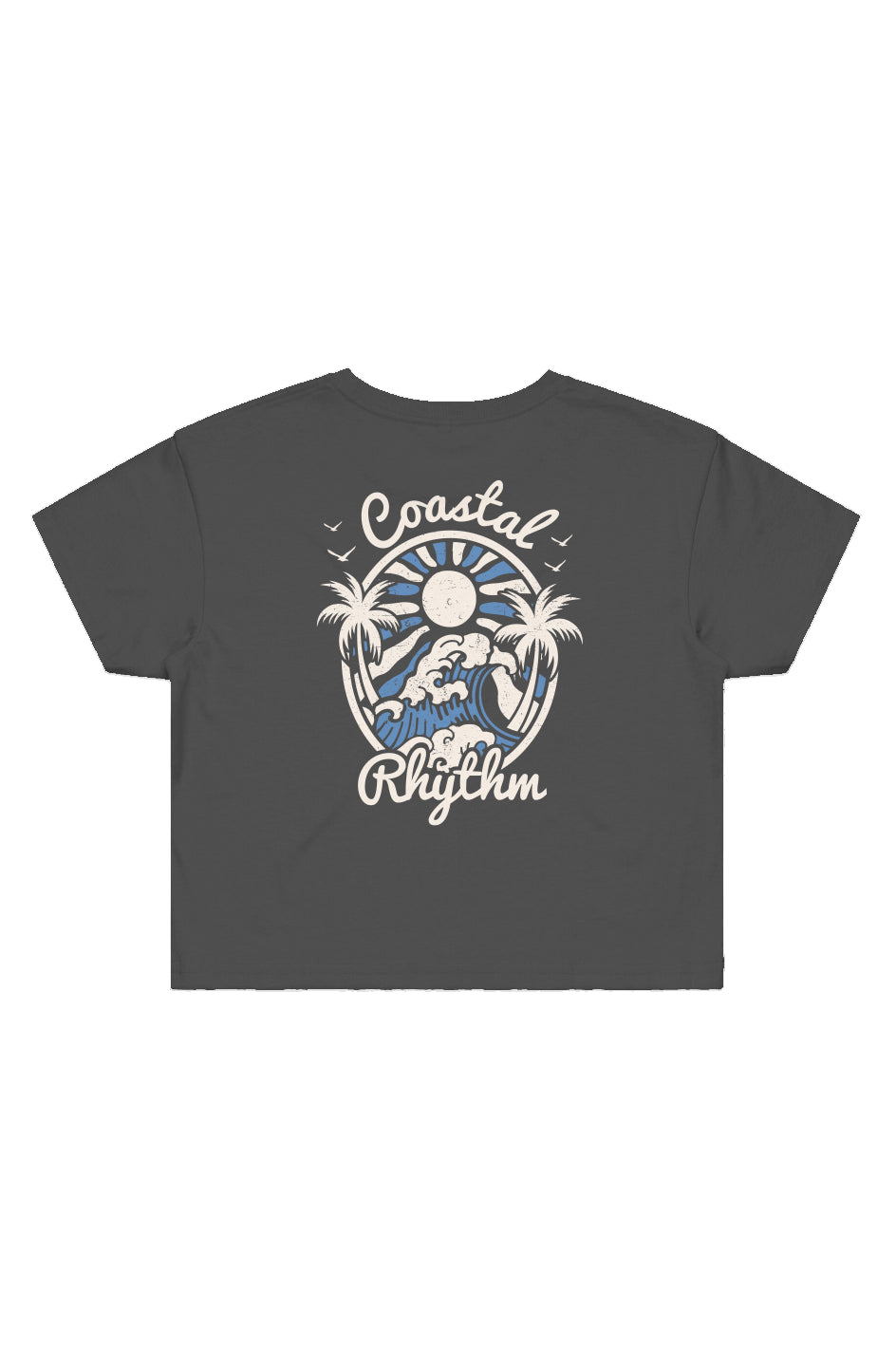 Coastal Rhythm Crop Tee