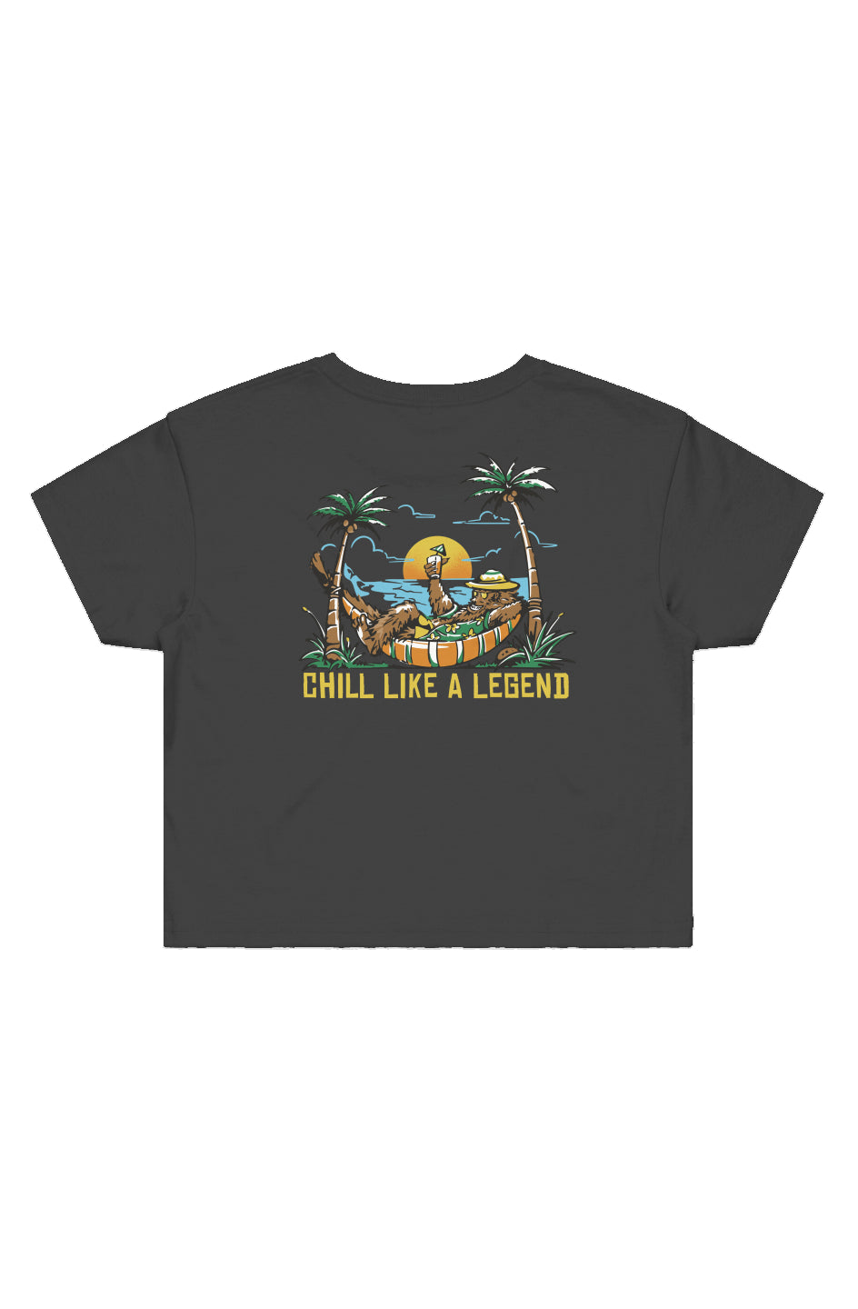 Chill Like a Legend Crop Tee