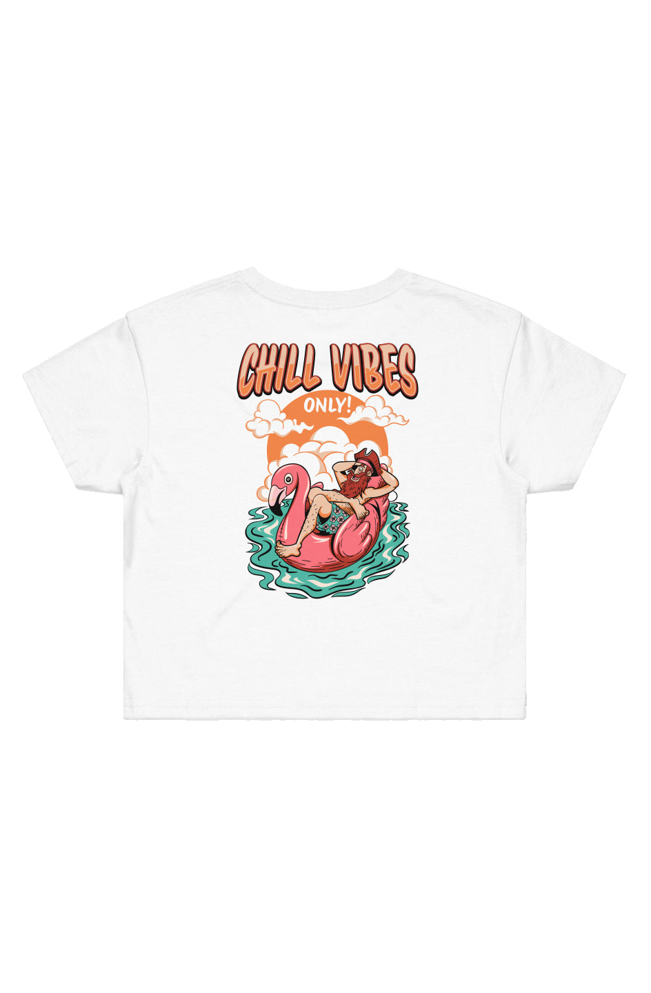 Chill Vibes Only Crop Tee