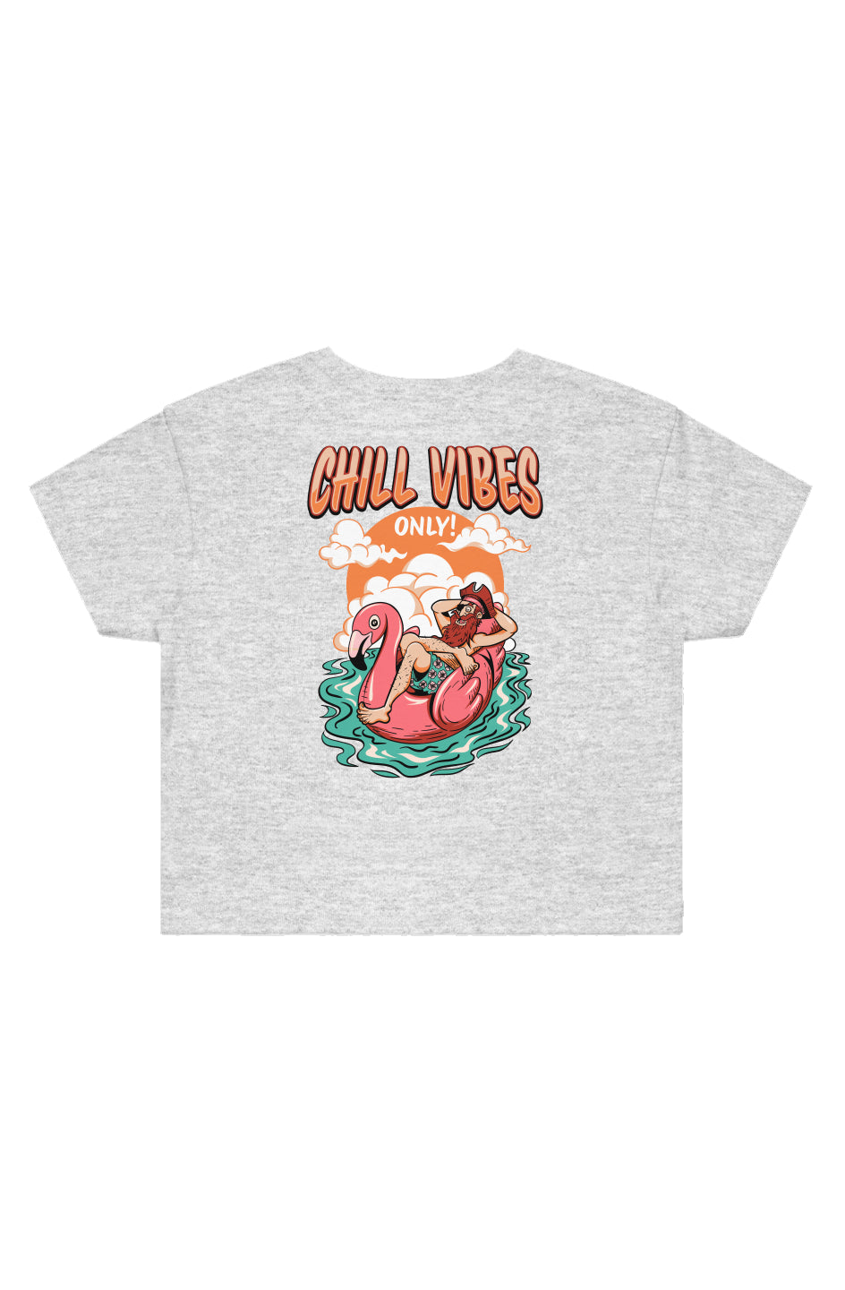 Chill Vibes Only Crop Tee