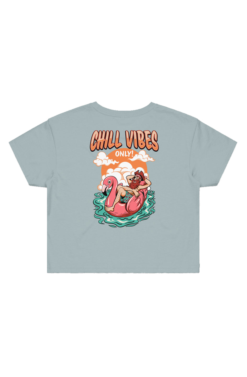 Chill Vibes Only Crop Tee