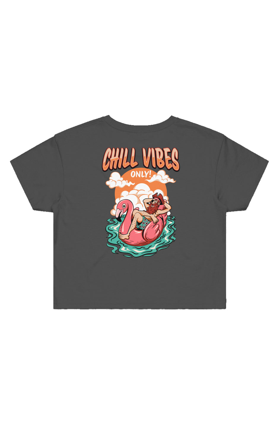 Chill Vibes Only Crop Tee