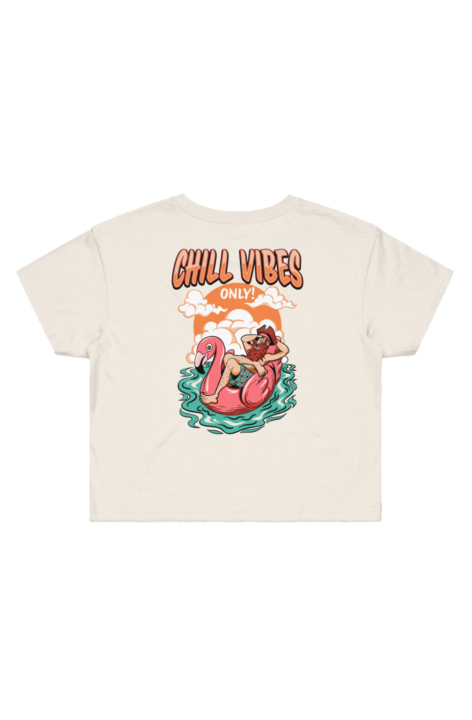 Chill Vibes Only Crop Tee