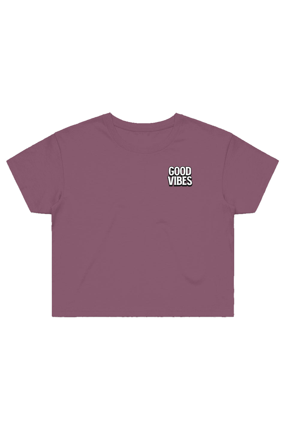 Good Vibes Crop Tee