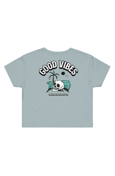 Good Vibes Crop Tee