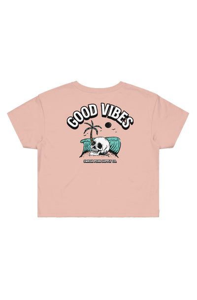 Good Vibes Crop Tee