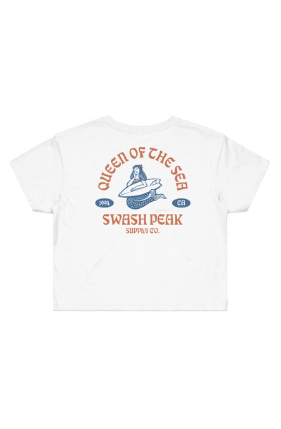 Queen of the Sea Crop Tee