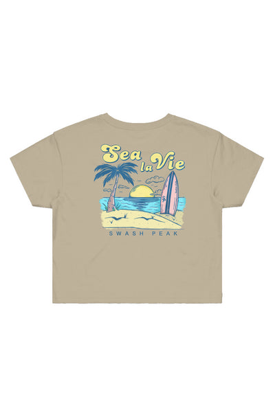 Sea La Vie Crop Tee