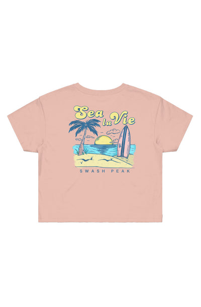 Sea La Vie Crop Tee